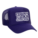 Errbody On The Beach Gettin' Tipsy Foam Trucker Hat