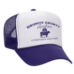 Grundy County Auction Foam Trucker Hat