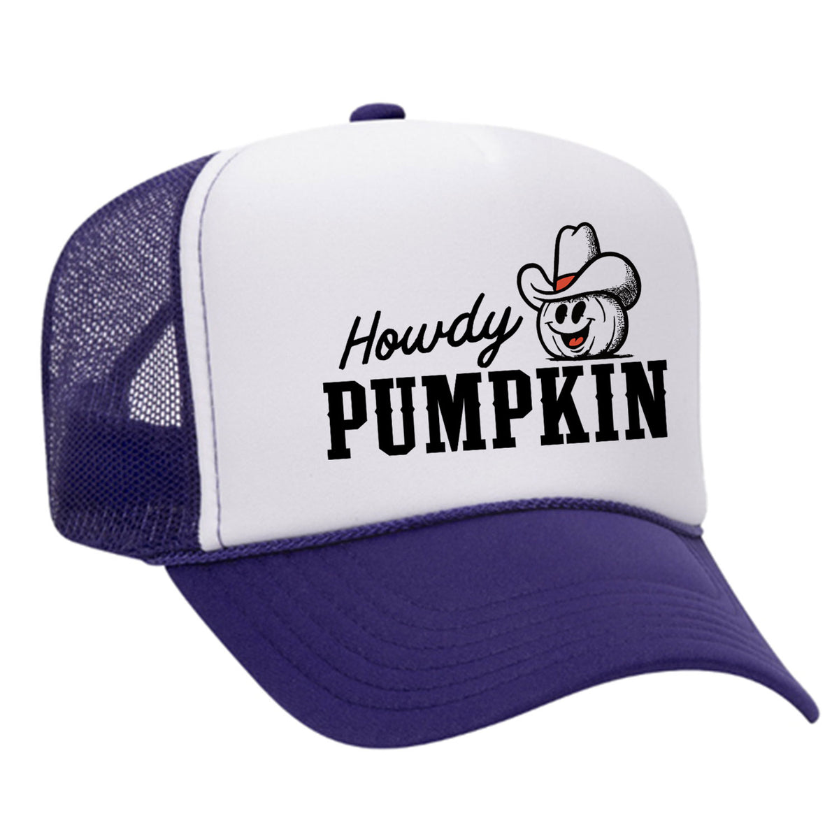 Howdy Pumpkin Foam Trucker Hat