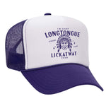 Chief Longtongue Foam Trucker Hat - Purple / White