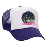 Neon Moon Foam Trucker Hat - Purple / White