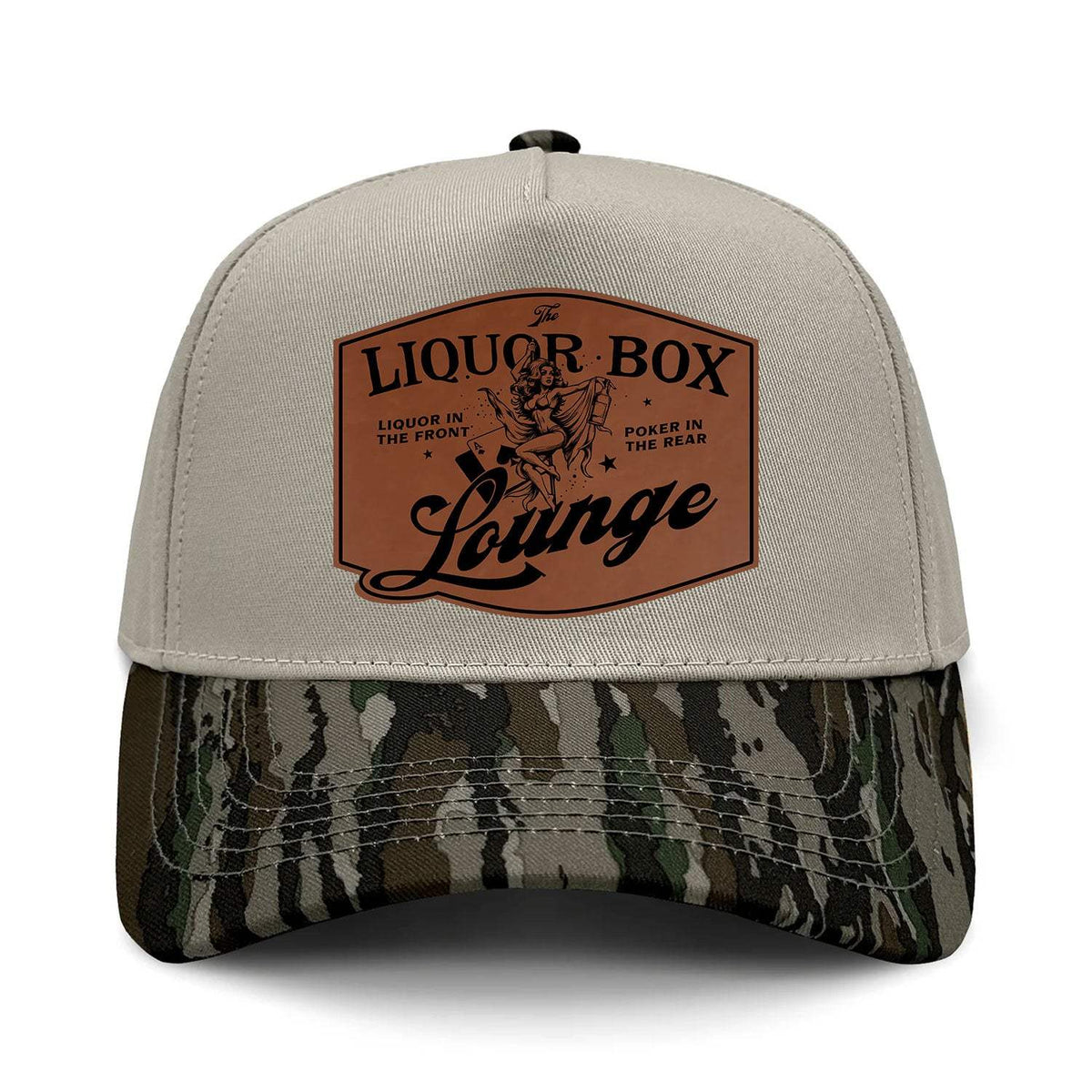 The Liquor Box Lounge Hybrid Camo Hat - Realtree