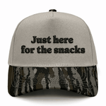 Just Here For The Snacks Embroidered Hat - Realtree