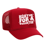 Hurtin' For A Squirtin' Foam Trucker Hat - Red
