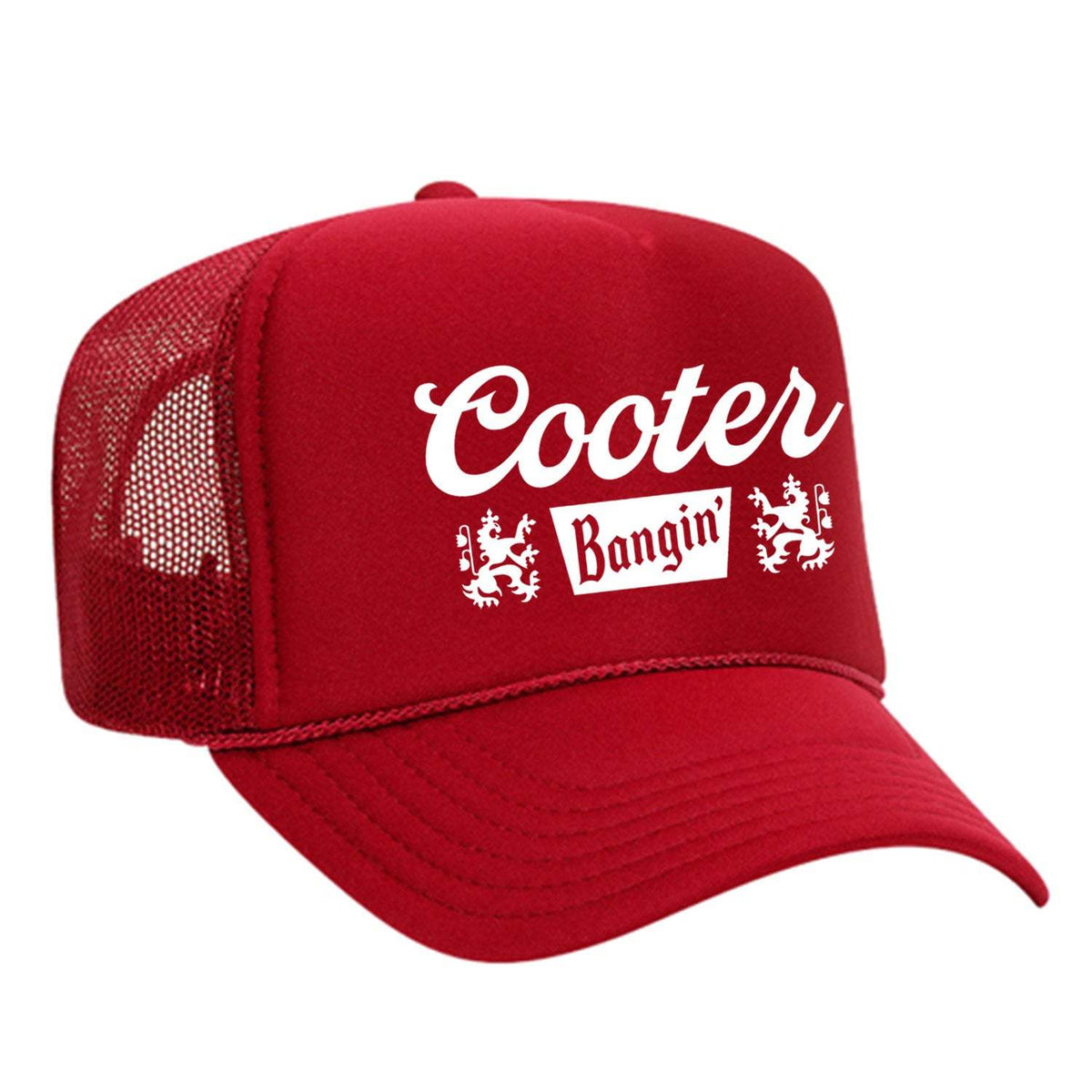 Cooter Bangin Foam Trucker Hat - Red
