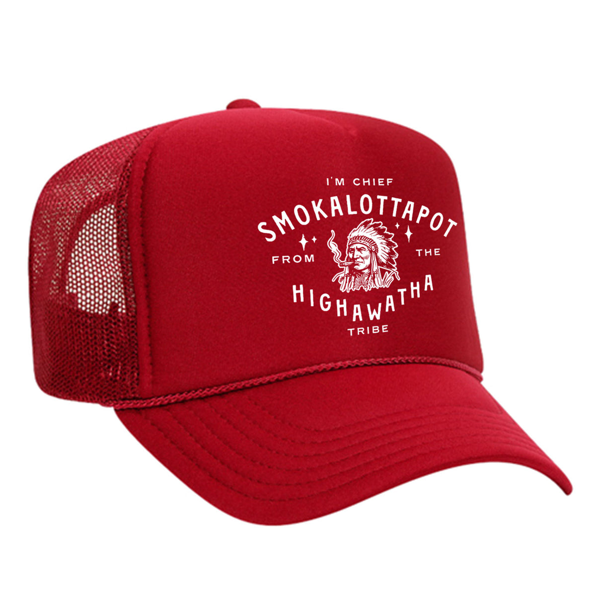 Chief Smokalottapot Foam Trucker Hat