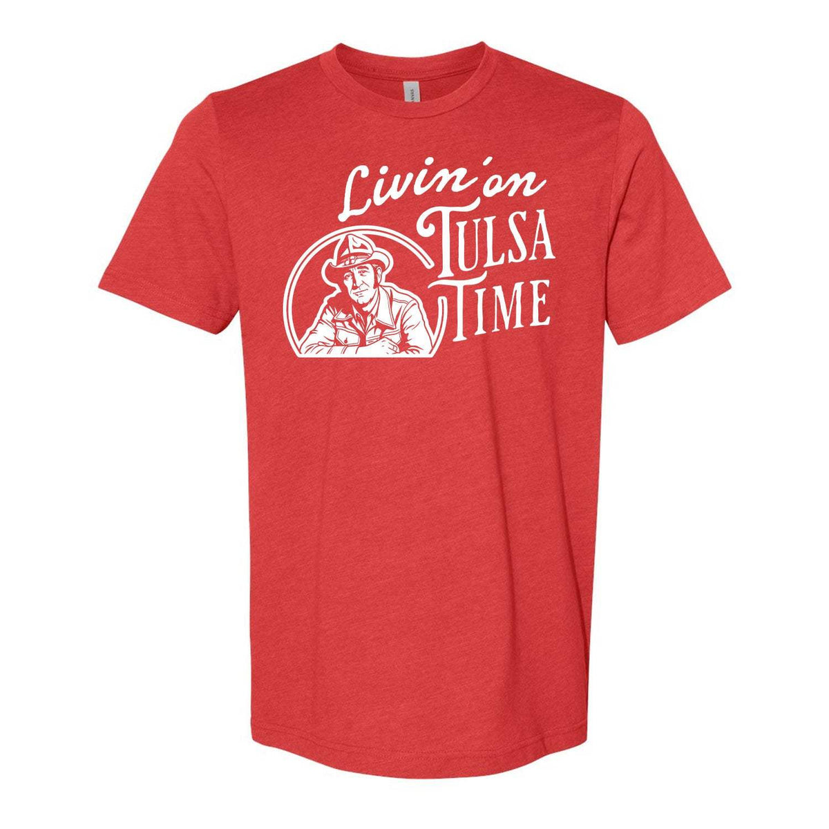 Livin' On Tulsa Time Tee - Red