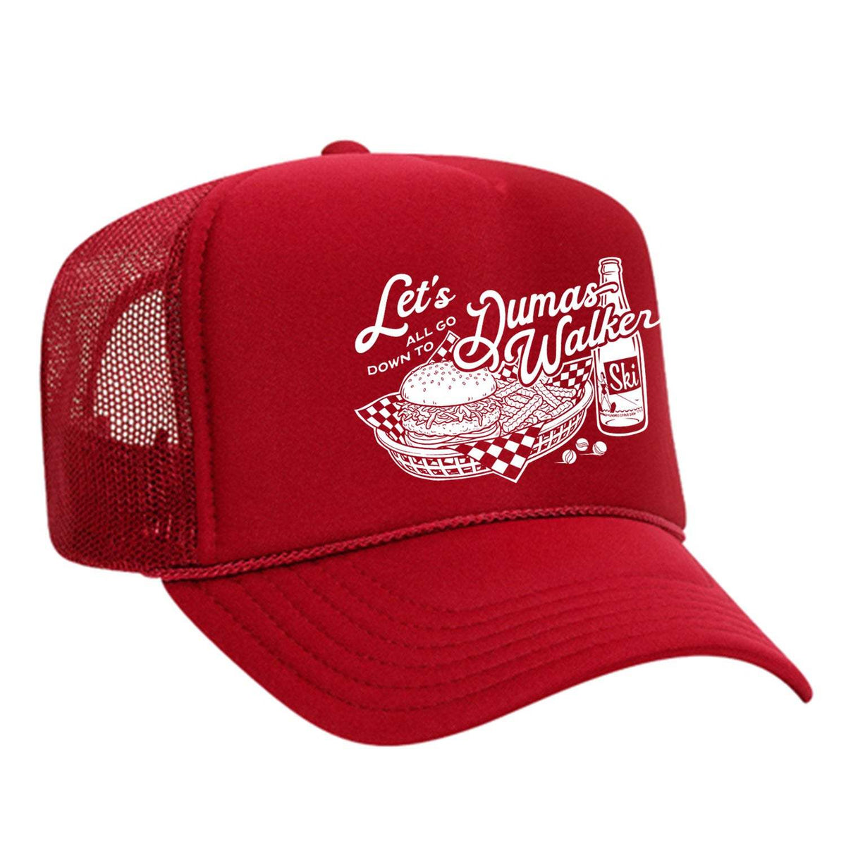 Dumas Walker Foam Trucker Hat - Red