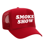 Smoke Show Foam Trucker Hat - Red