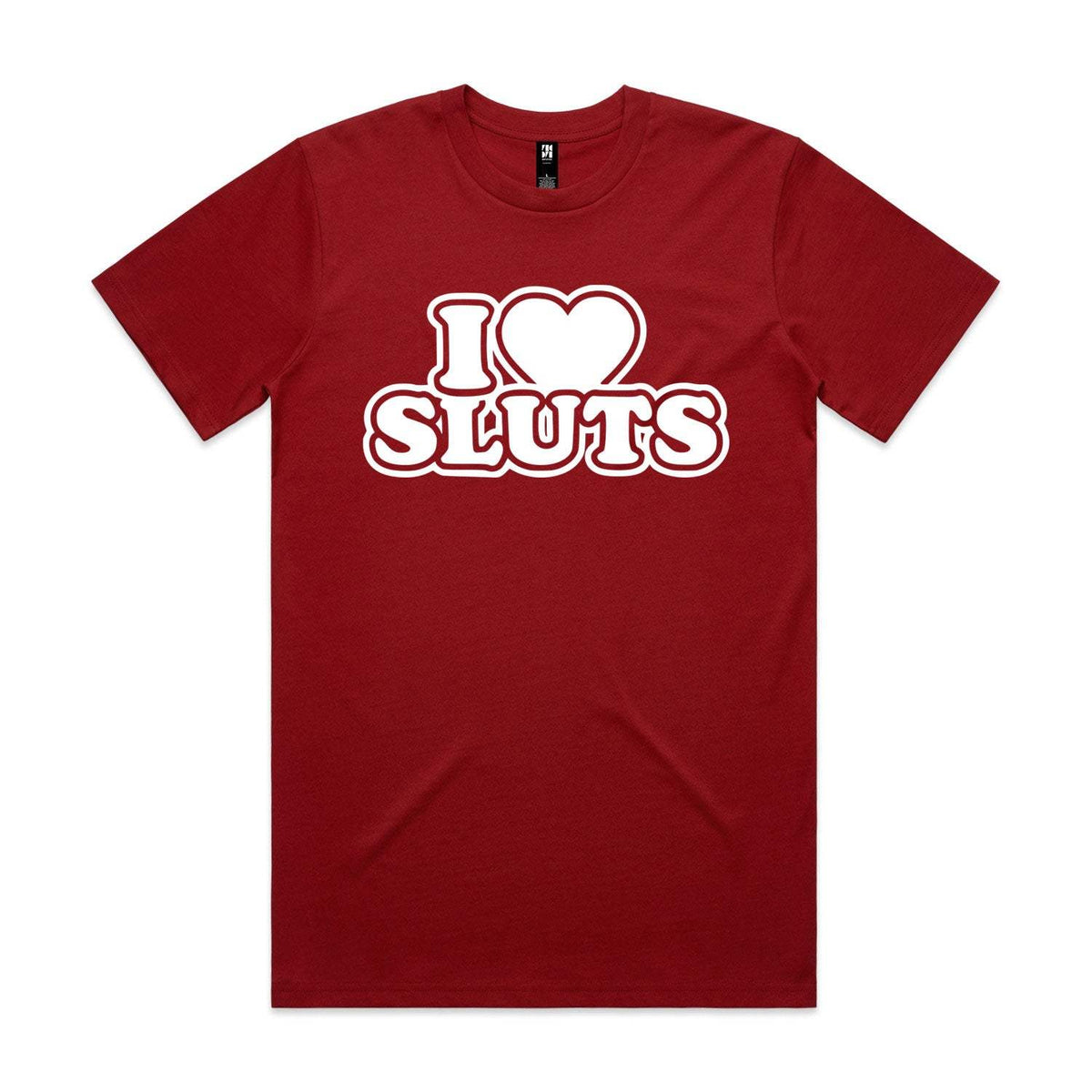 I Love Sluts Premium Tee - Red