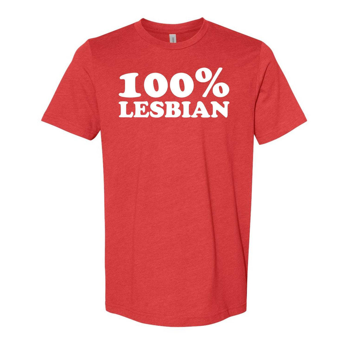 100% Lesbian Tee - Red