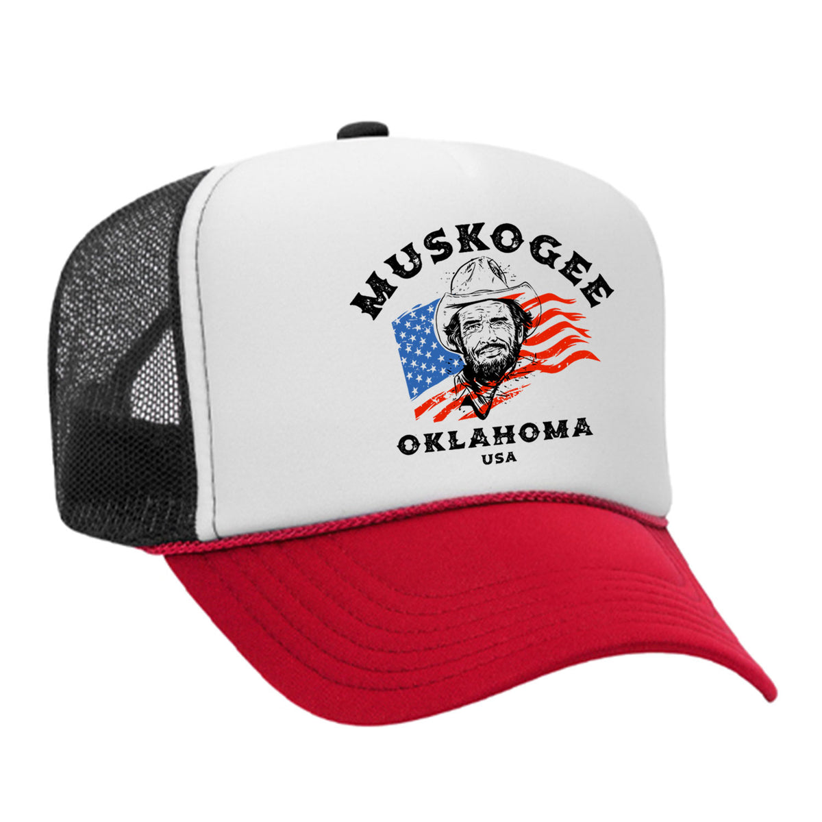 Haggard Old Flag Foam Trucker Hat