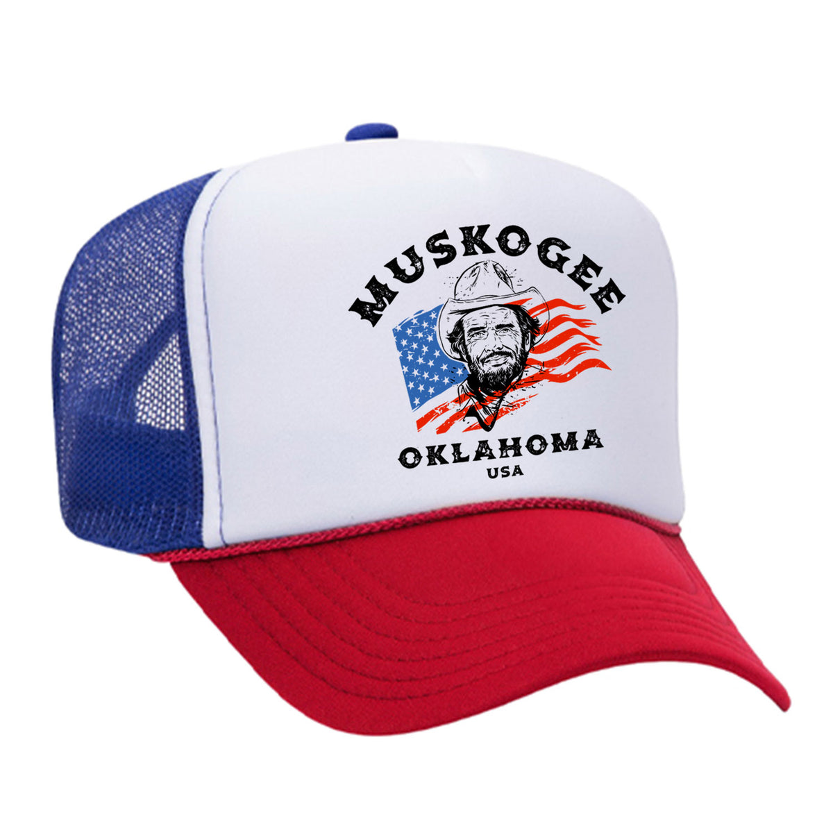 Haggard Old Flag Foam Trucker Hat