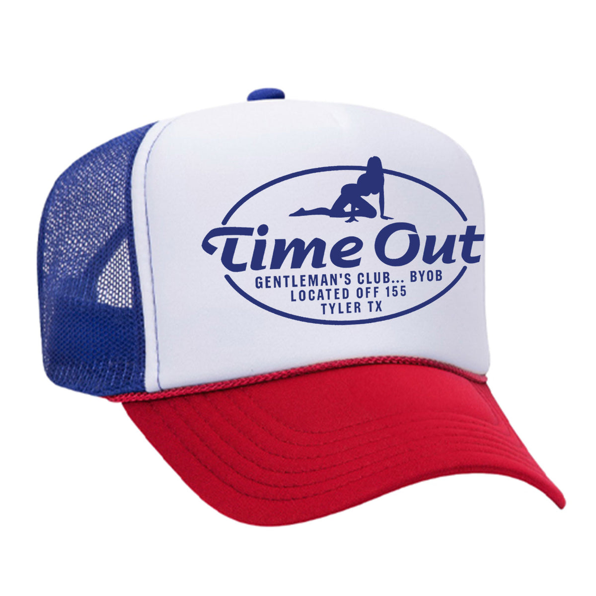 Time Out Gentleman's Club Foam Trucker Hat