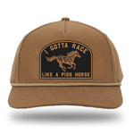 I Gotta Race Like A Piss Horse Red Dirt Patch Hat