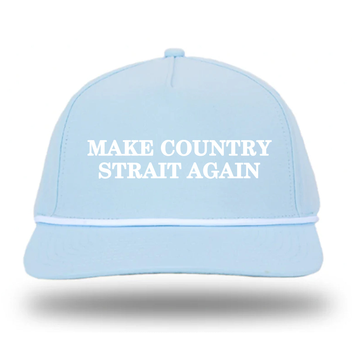 Make Country Strait Again Embroidered Rope Hat