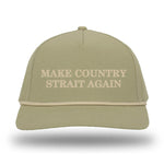 Make Country Strait Again Embroidered Rope Hat