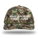 Make Country Strait Again Embroidered Rope Hat