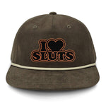 I Love Sluts Flat Bill Rope