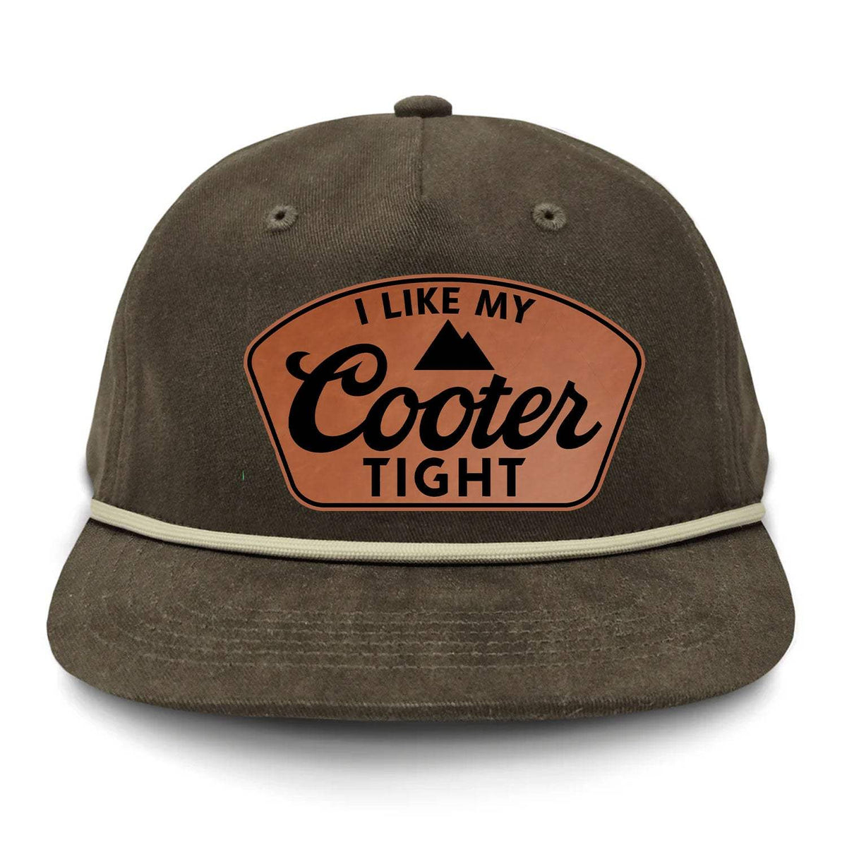Cooter Tight Flat Bill Rope Hat