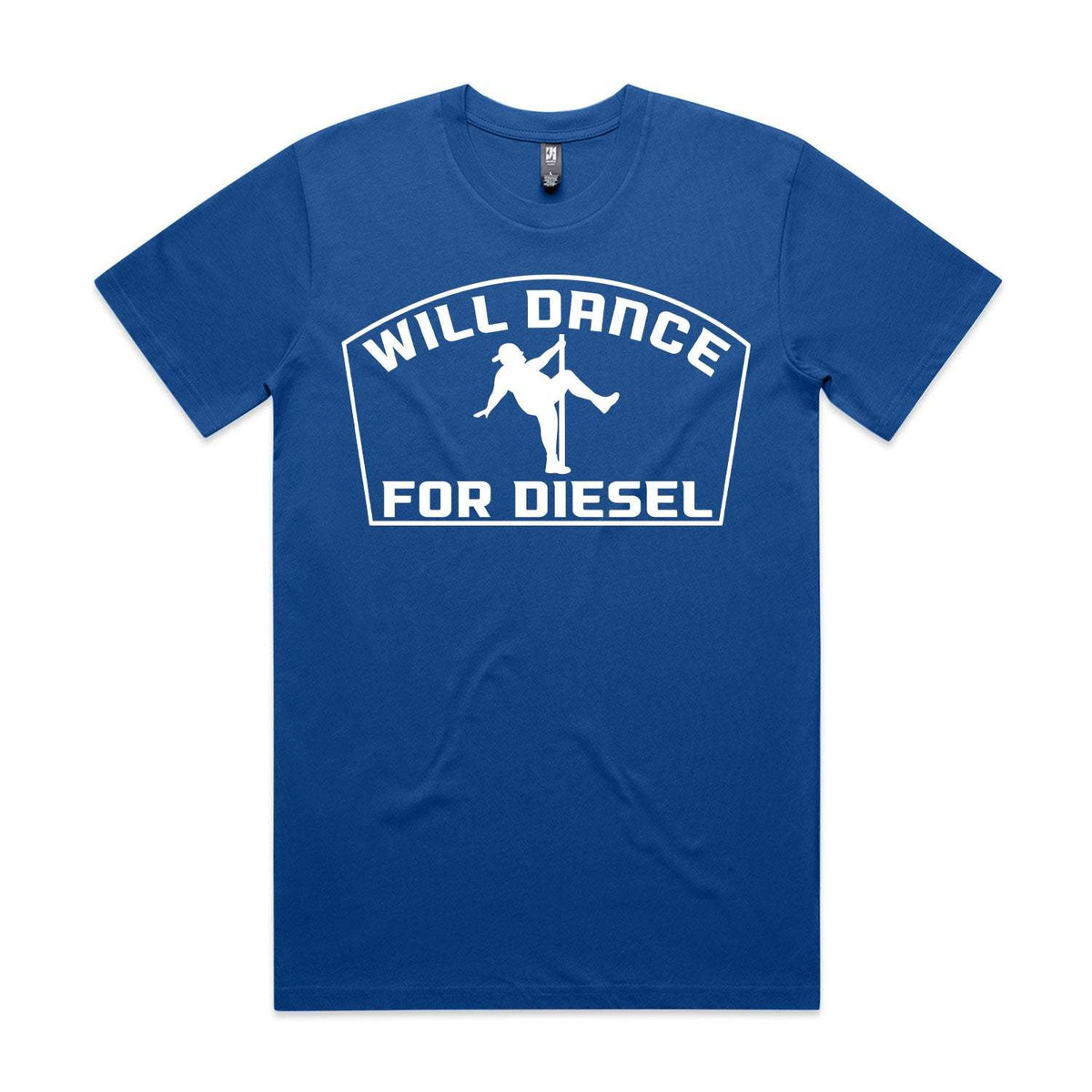 Will Dance For Diesel Premium Tee - Royal