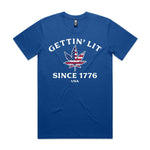 Gettin' Lit Since 1776 Premium Tee - Royal