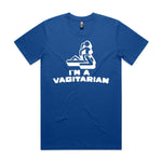 I'm A Vagitarian Premium Tee - Royal / Blue