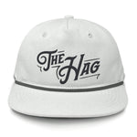The Hag Embroidered Rope Hat - Salt