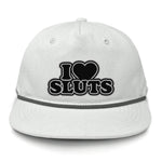I Love Sluts Flat Bill Rope