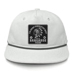 Chief Pokalotatwat Flat Bill Rope Leather Patch Hat