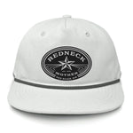 Redneck Mother Flat Bill Rope Leather Patch Hat