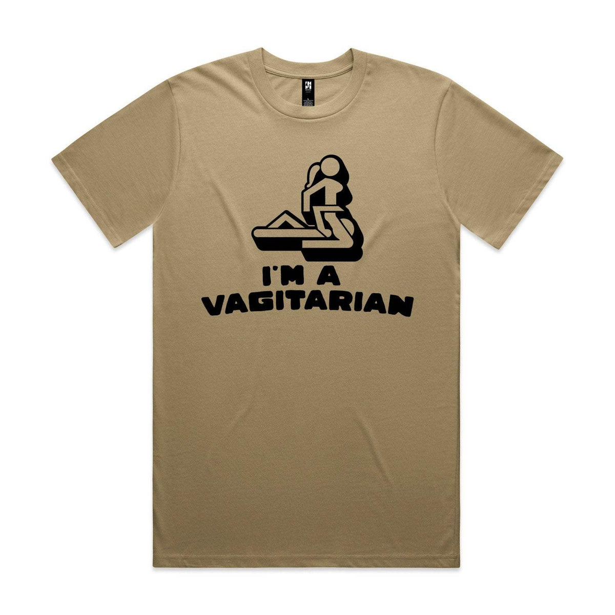I'm A Vagitarian Premium Tee - Sand