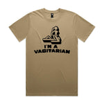 I'm A Vagitarian Premium Tee - Sand