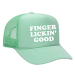 Finger Lickin' Good Foam Trucker Hat - Seafoam