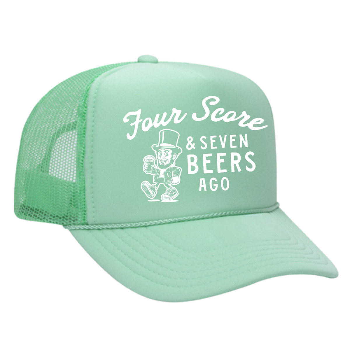 Four Score & Seven Beers Ago Foam Trucker Hat