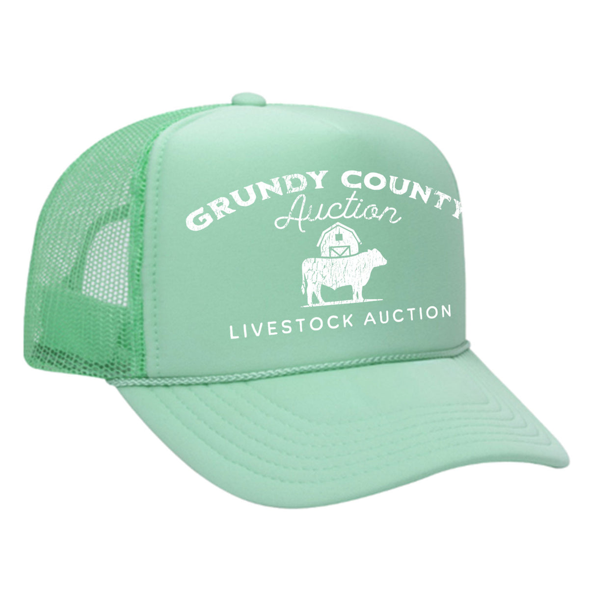 Grundy County Auction Foam Trucker Hat