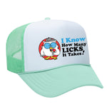 How Many Licks Foam Trucker Hat