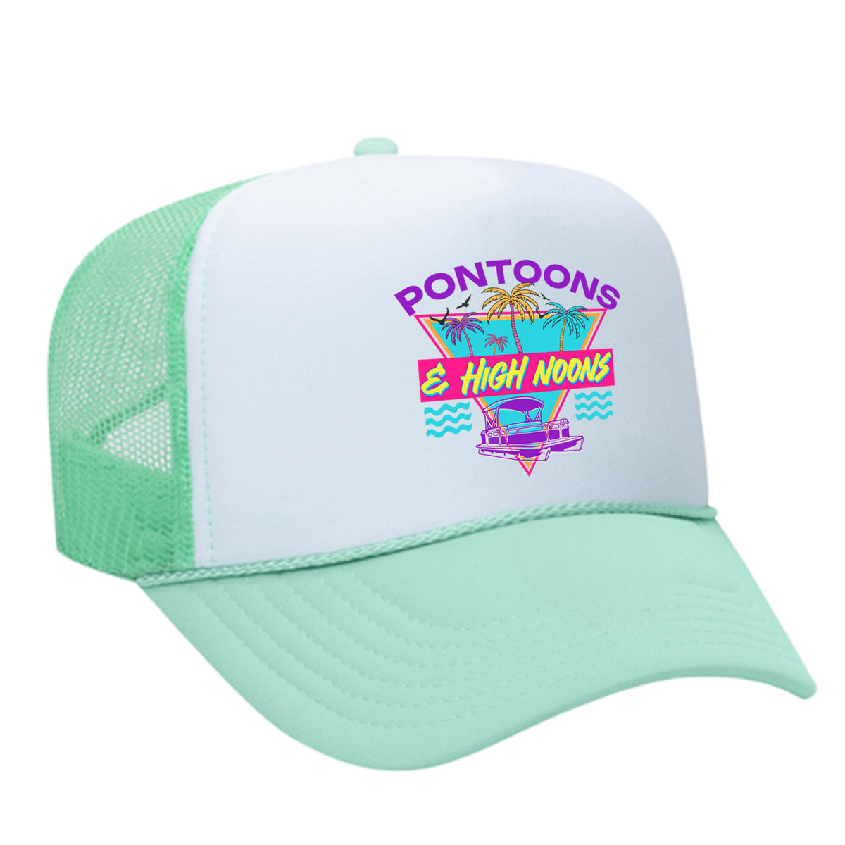 Pontoons and High Noons Foam Trucker Hat