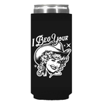I Beg Your Parton Can Sleeve