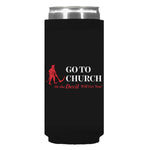 Go To Church Or The Devil Will Get You Can Sleeve