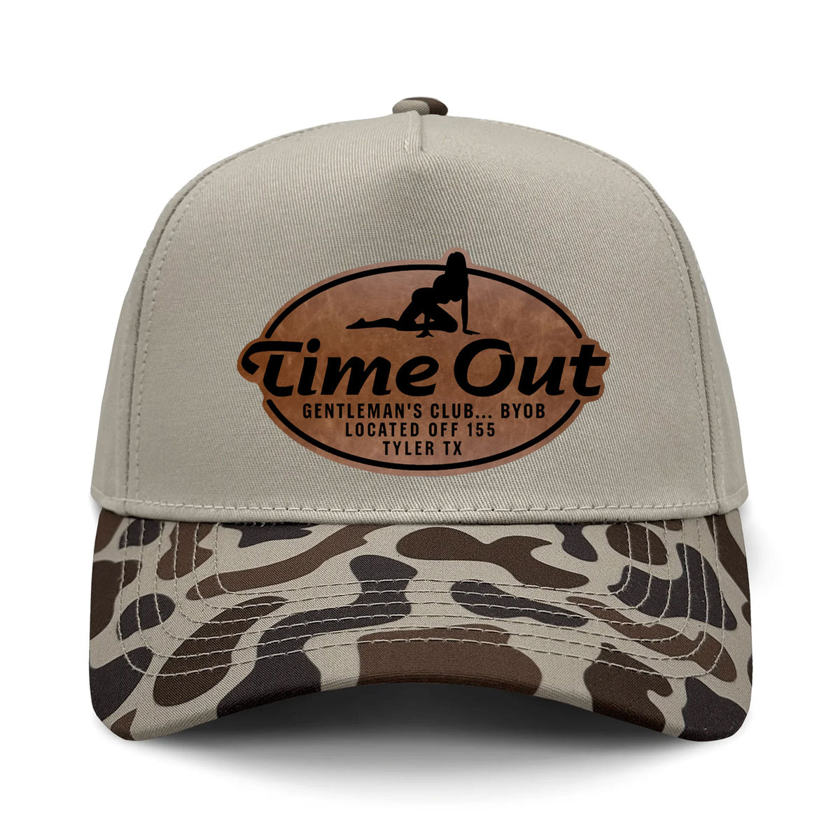 Time Out Gentleman's Club 5-Panel Hybrid Camo Hat