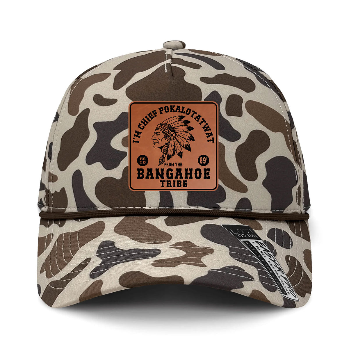 Chief Pokalotatwat Performance Leather Patch Hat