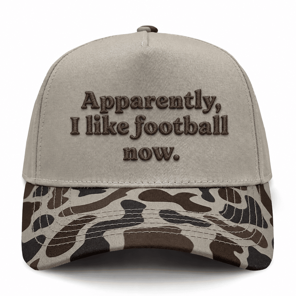 Apparently, I Like Football Embroidered Hat - Slough