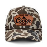 I Like My Cooter Tight Performance Leather Patch Hat