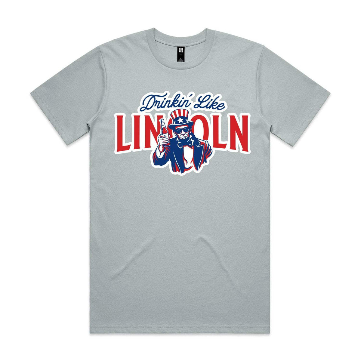 Drinkin' Like Lincoln Premium Tee - Smoke