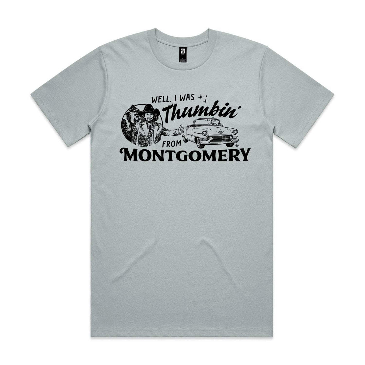 Thumbin' From Montgomery Premium Tee - Smoke