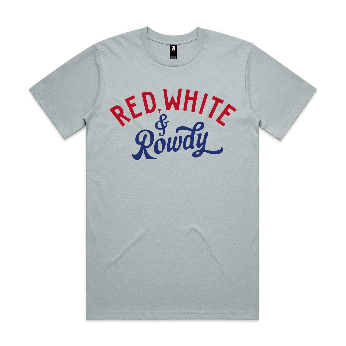 Red, White, & Rowdy Premium Tee - Smoke