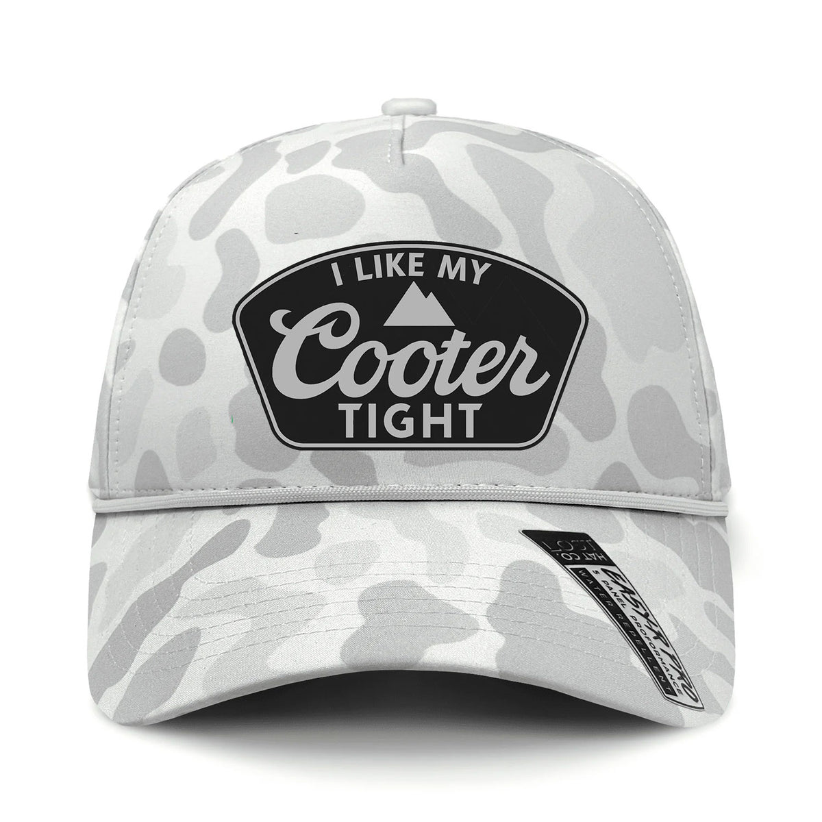 I Like My Cooter Tight Performance Leather Patch Hat