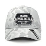 Make America Affordable Again Performance Leather Patch Hat - Sneaux