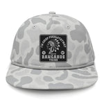Chief Pokalotatwat Flat Bill Rope Leather Patch Hat - Sneaux
